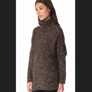 Free people  brown alpaca sweater